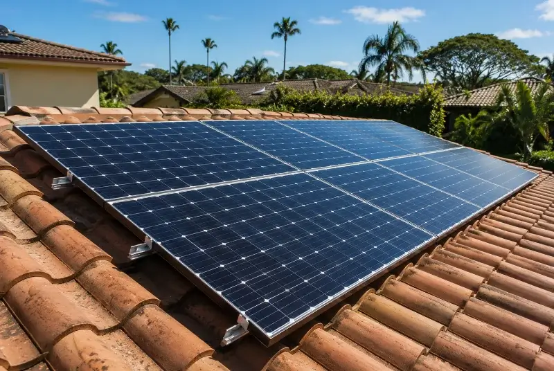 Installation de panneaux solaires à Sahune